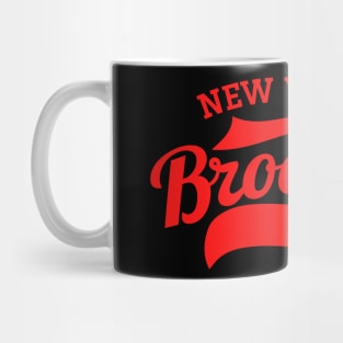 Vintage New York Brooklyn ,Vintage  Brooklyn Schriftzug, Vintage Brooklyn Logo Mug